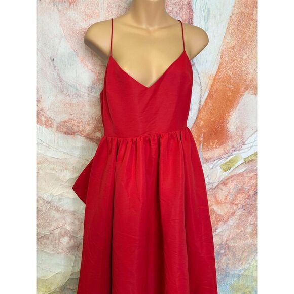 Anthropologie Sachin & Babi Hadley V-Neck Back-Bow Empire Gown - Picture 8 of 11